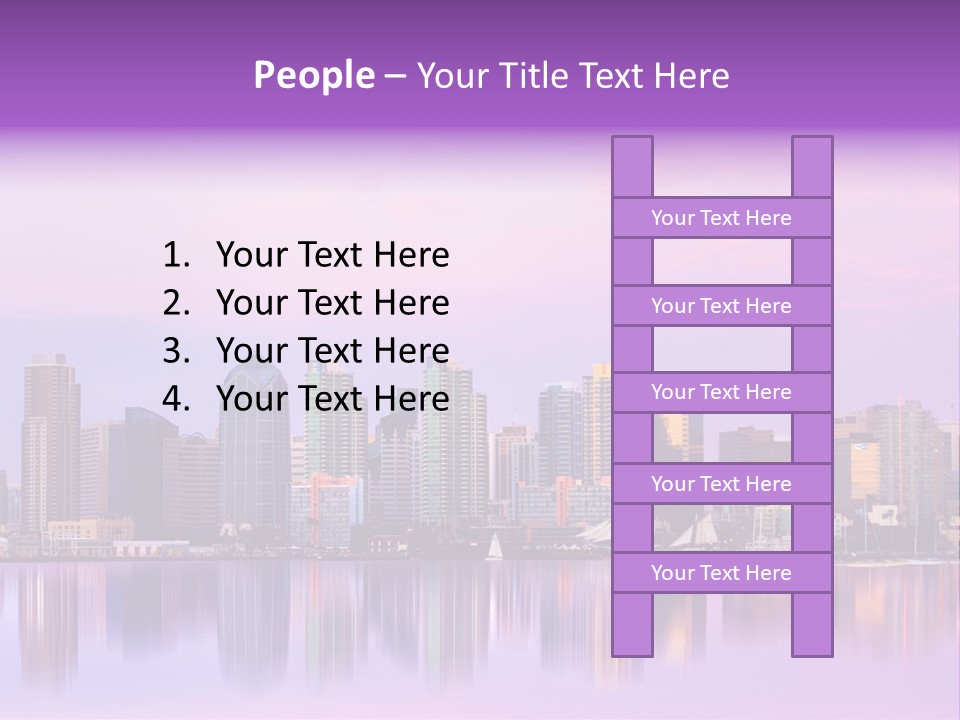 Outdoor Dusk Modern PowerPoint Template