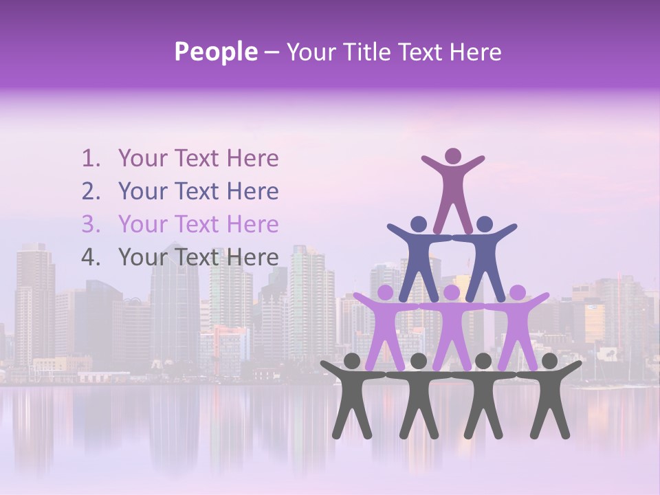 Outdoor Dusk Modern PowerPoint Template