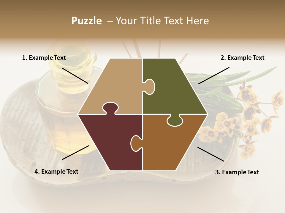 Herb Herbal Aromatherapy PowerPoint Template