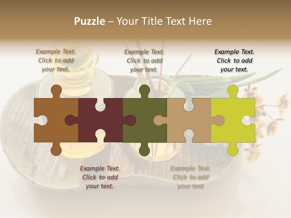 Herb Herbal Aromatherapy PowerPoint Template