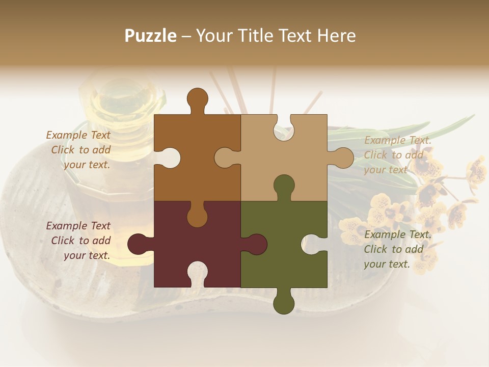 Herb Herbal Aromatherapy PowerPoint Template