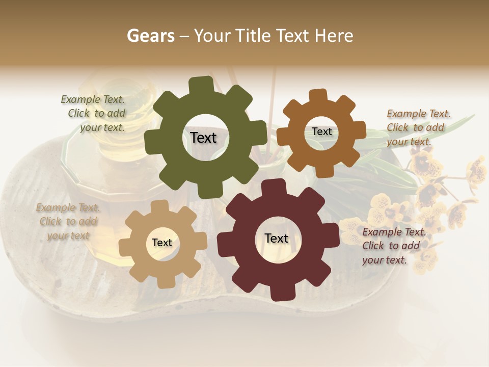 Herb Herbal Aromatherapy PowerPoint Template