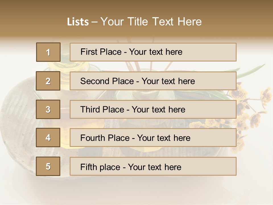 Herb Herbal Aromatherapy PowerPoint Template