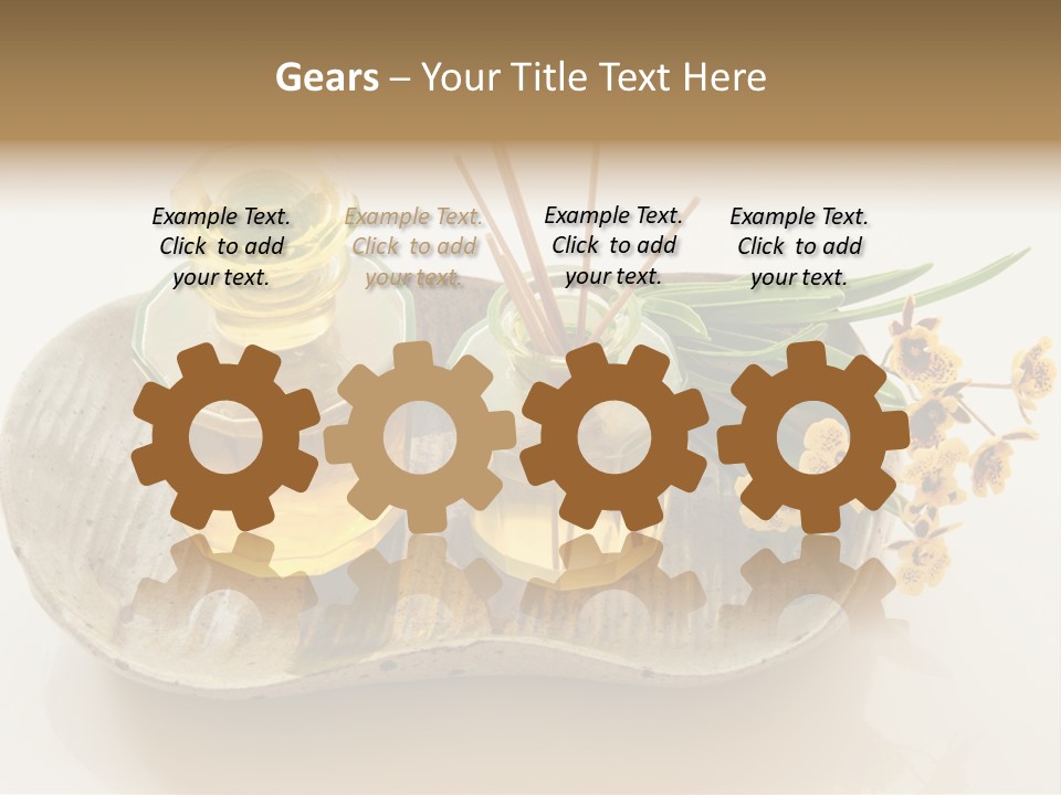 Herb Herbal Aromatherapy PowerPoint Template