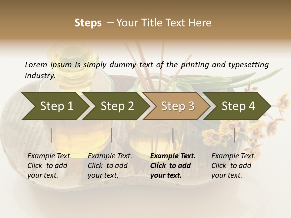 Herb Herbal Aromatherapy PowerPoint Template