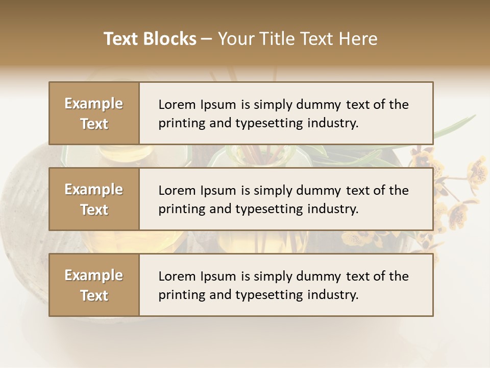 Herb Herbal Aromatherapy PowerPoint Template