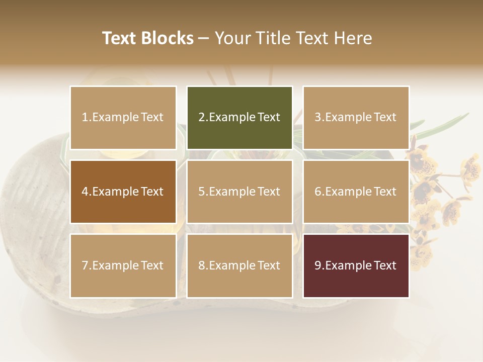 Herb Herbal Aromatherapy PowerPoint Template