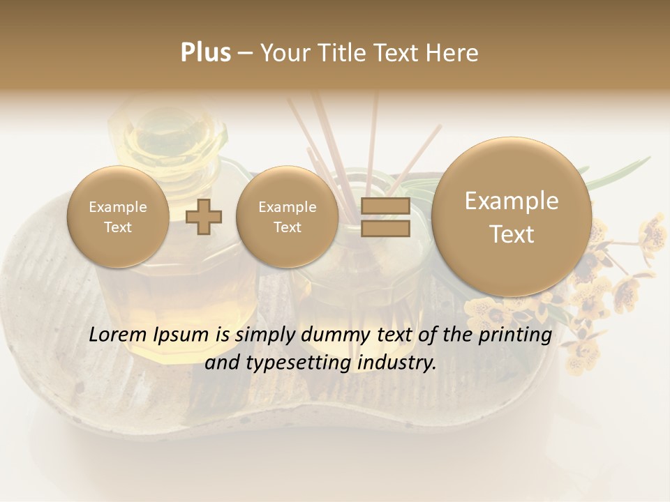 Herb Herbal Aromatherapy PowerPoint Template