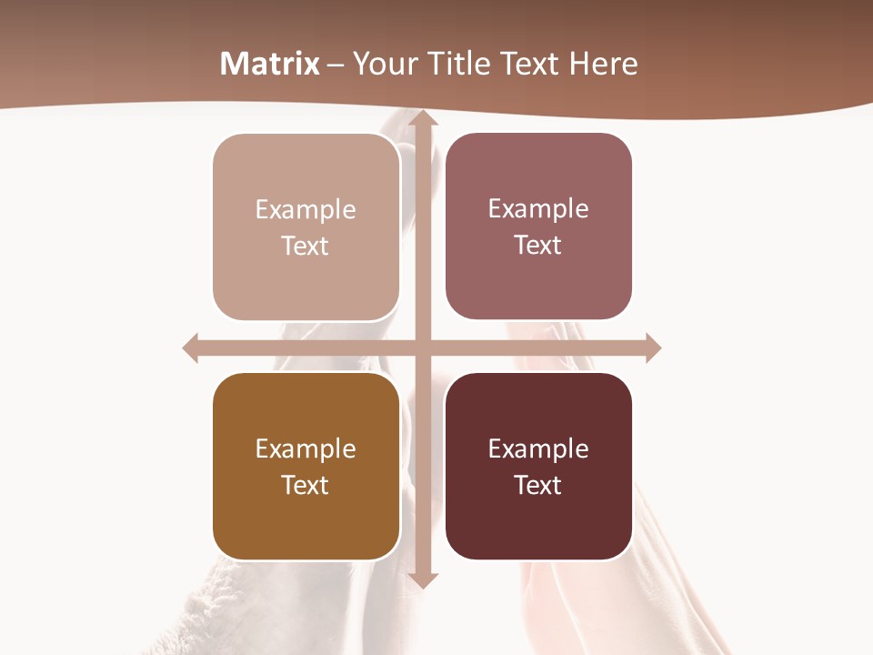 Woman Support Two PowerPoint Template