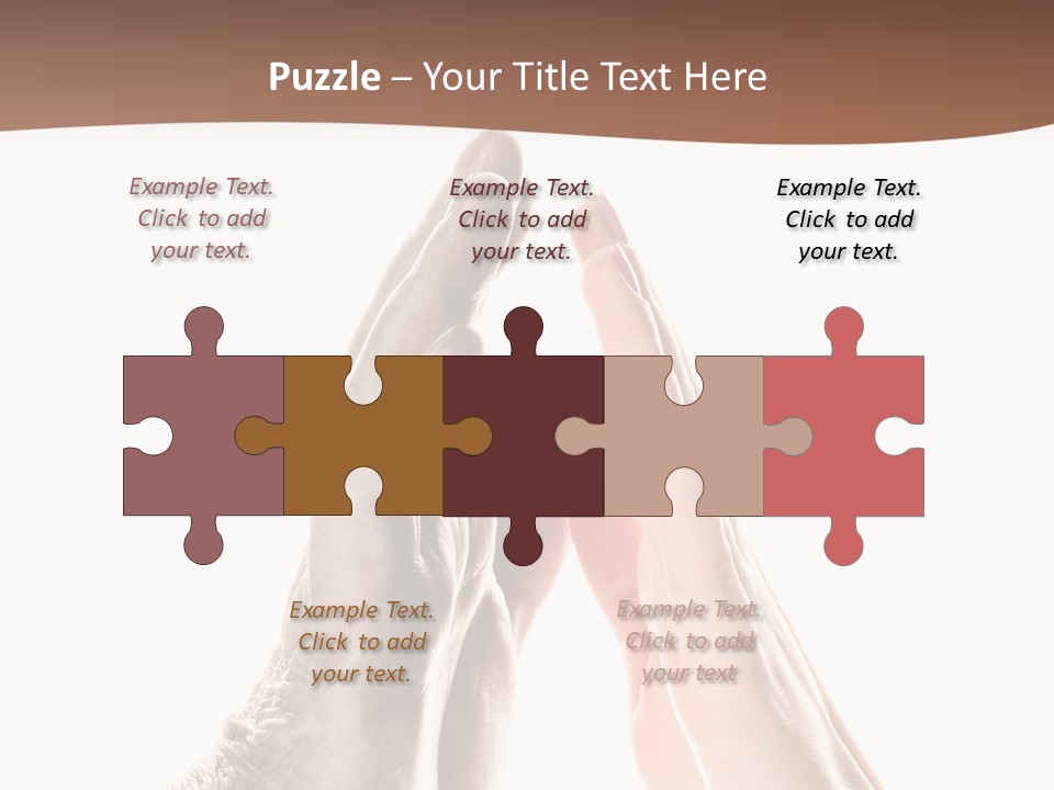 Woman Support Two PowerPoint Template