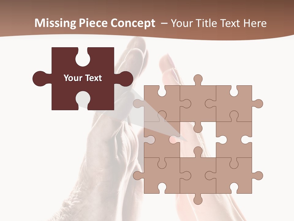 Woman Support Two PowerPoint Template