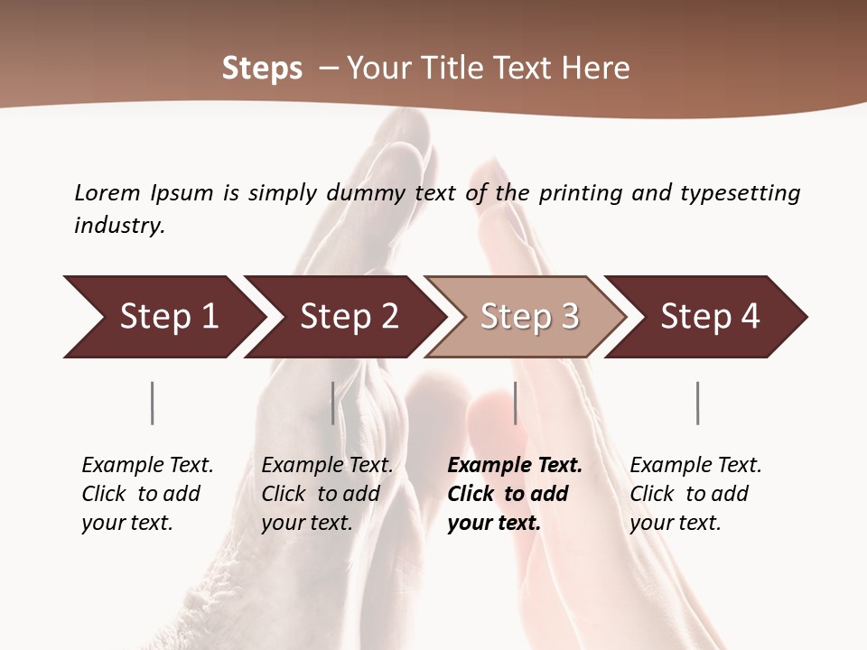 Woman Support Two PowerPoint Template