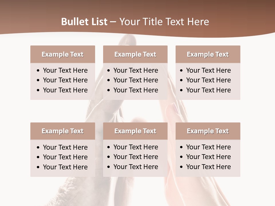 Woman Support Two PowerPoint Template