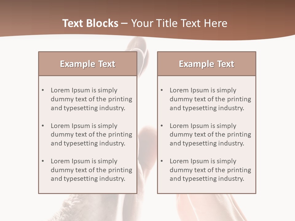 Woman Support Two PowerPoint Template