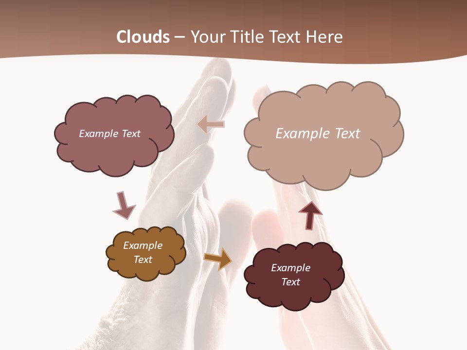 Woman Support Two PowerPoint Template