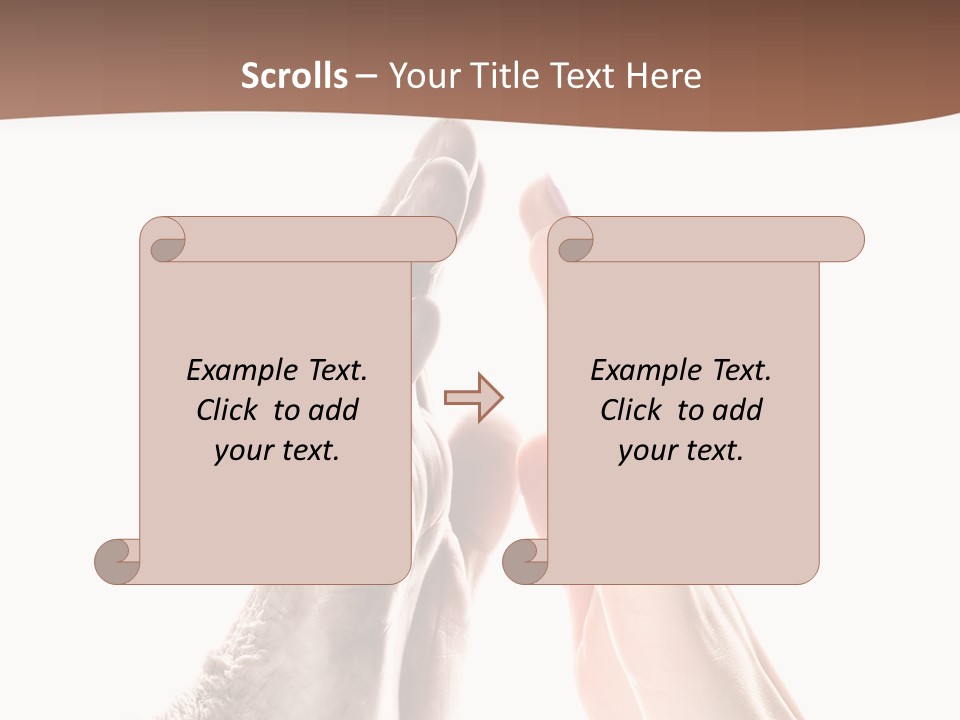 Woman Support Two PowerPoint Template