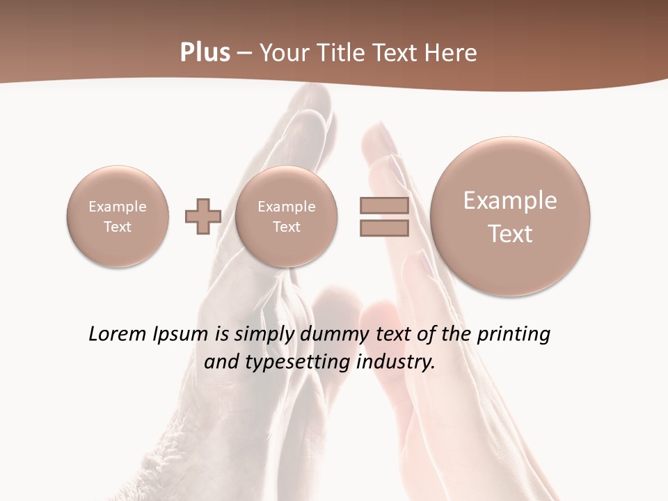 Woman Support Two PowerPoint Template