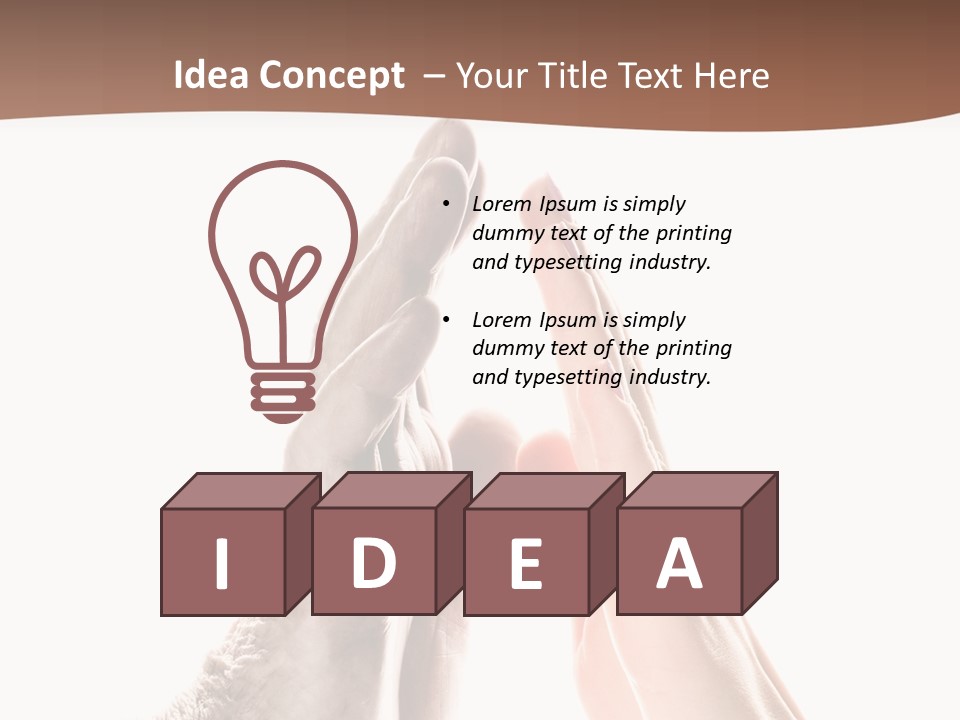 Woman Support Two PowerPoint Template