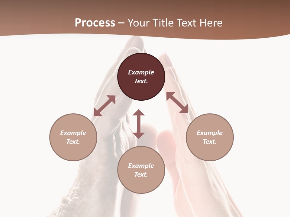 Woman Support Two PowerPoint Template