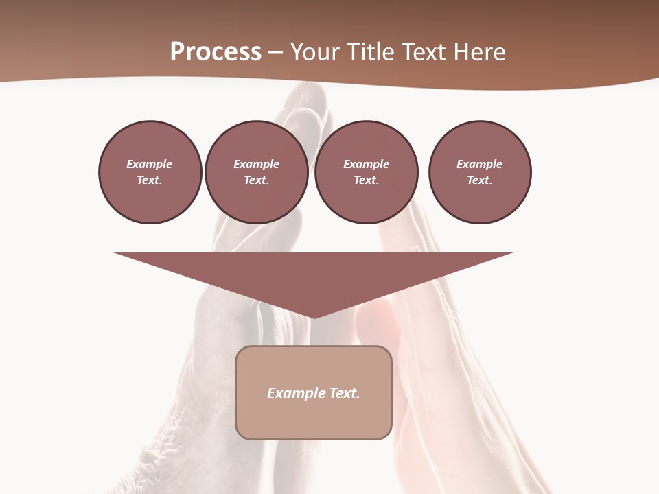 Woman Support Two PowerPoint Template