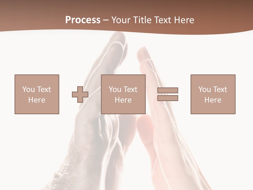 Woman Support Two PowerPoint Template