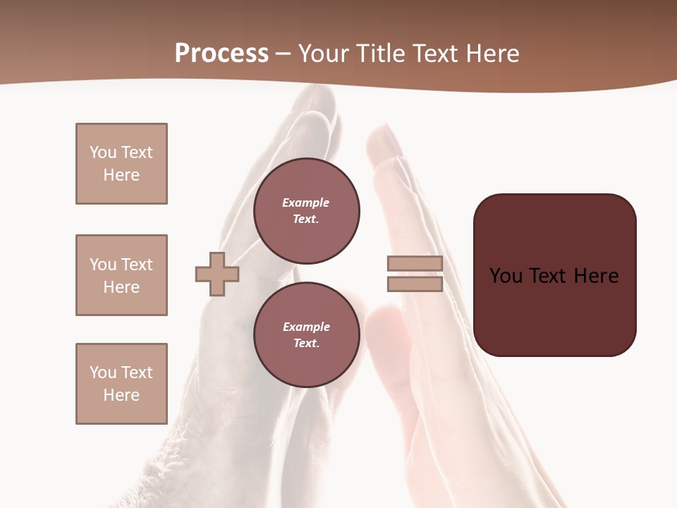 Woman Support Two PowerPoint Template