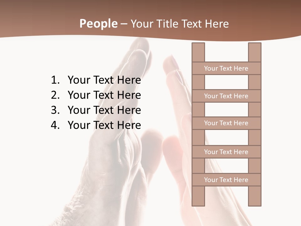 Woman Support Two PowerPoint Template