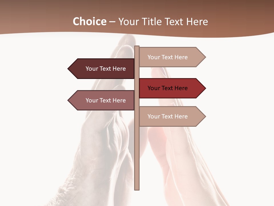 Woman Support Two PowerPoint Template