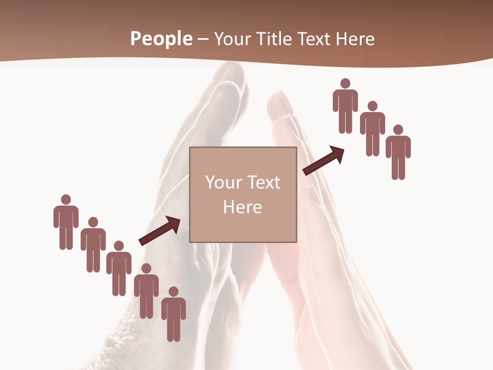 Woman Support Two PowerPoint Template