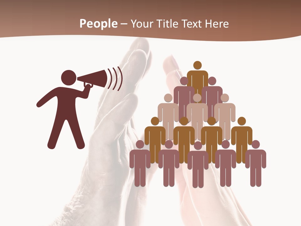 Woman Support Two PowerPoint Template