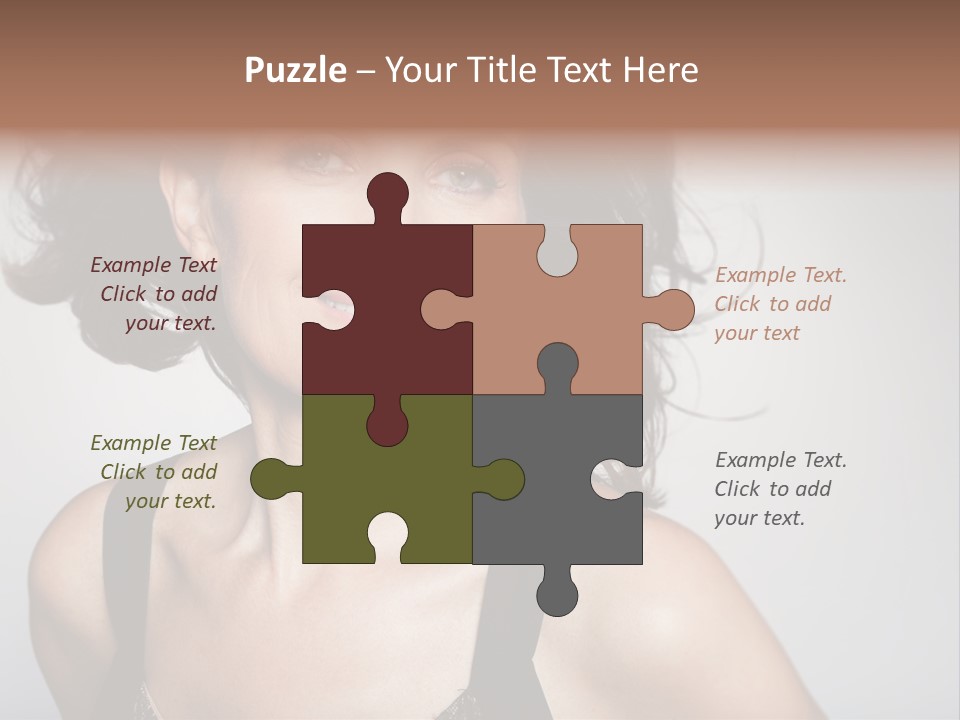 Hand  Lady PowerPoint Template