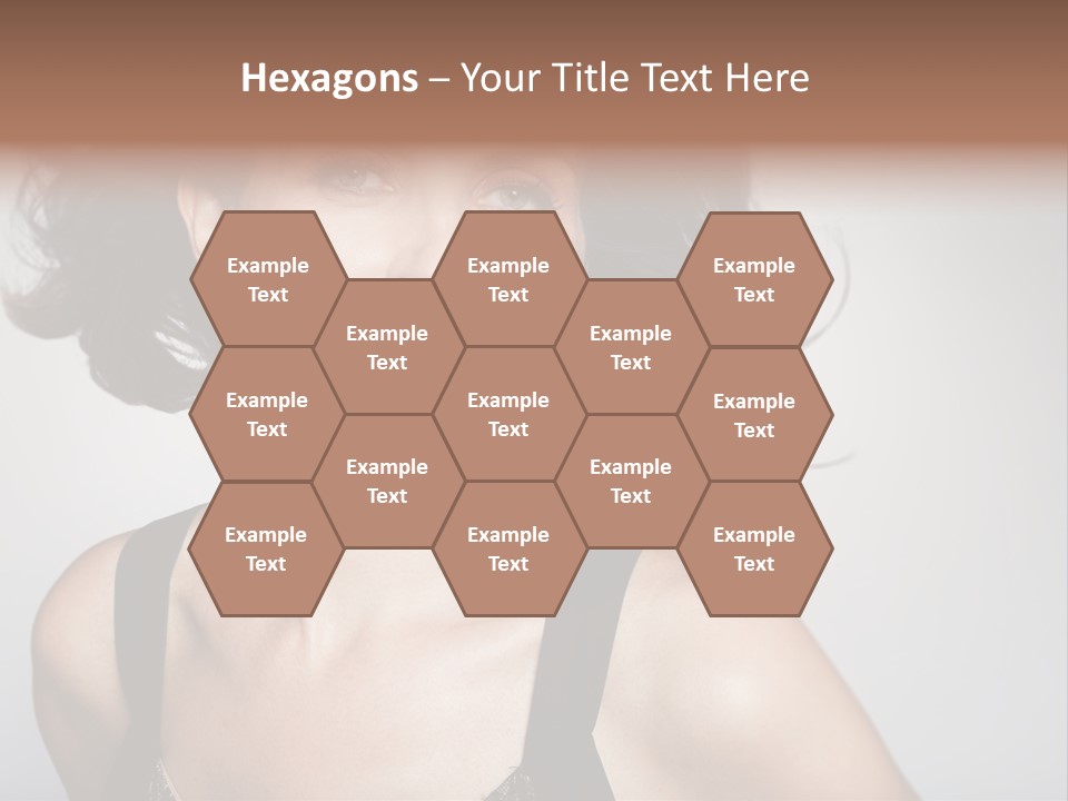 Hand  Lady PowerPoint Template