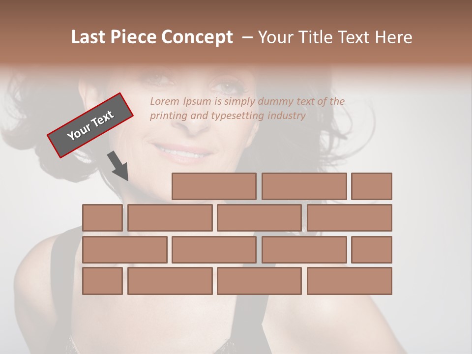 Hand  Lady PowerPoint Template