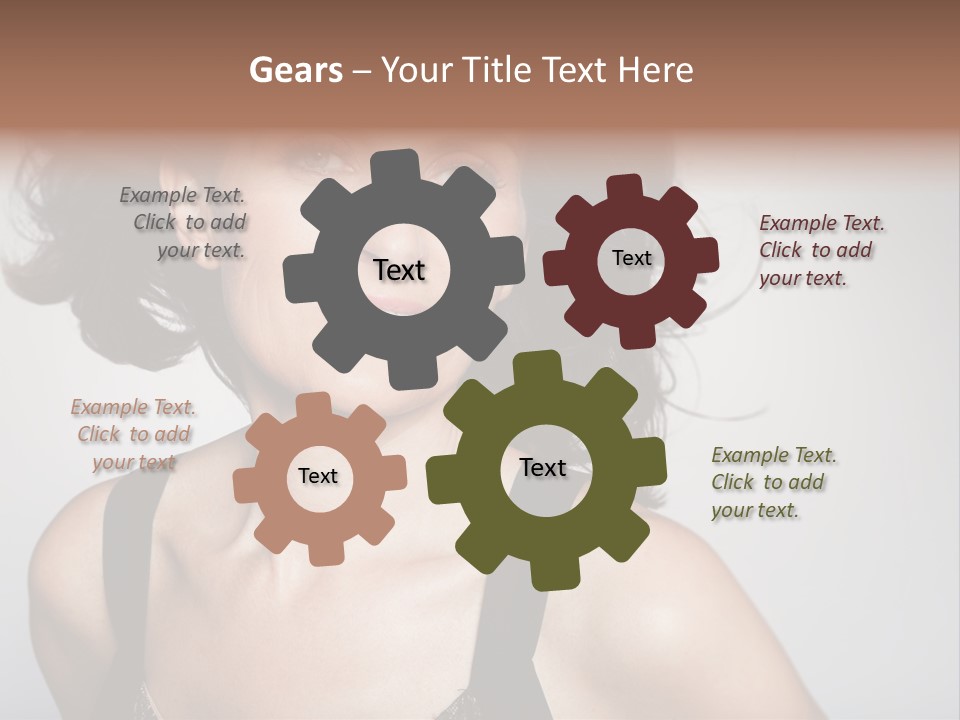 Hand  Lady PowerPoint Template