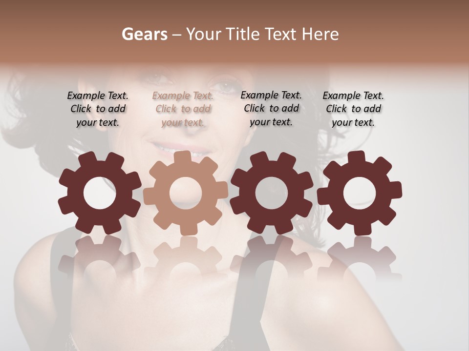 Hand  Lady PowerPoint Template