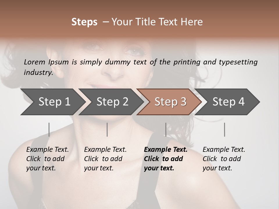 Hand  Lady PowerPoint Template