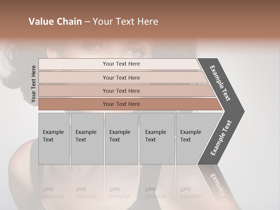 Hand  Lady PowerPoint Template