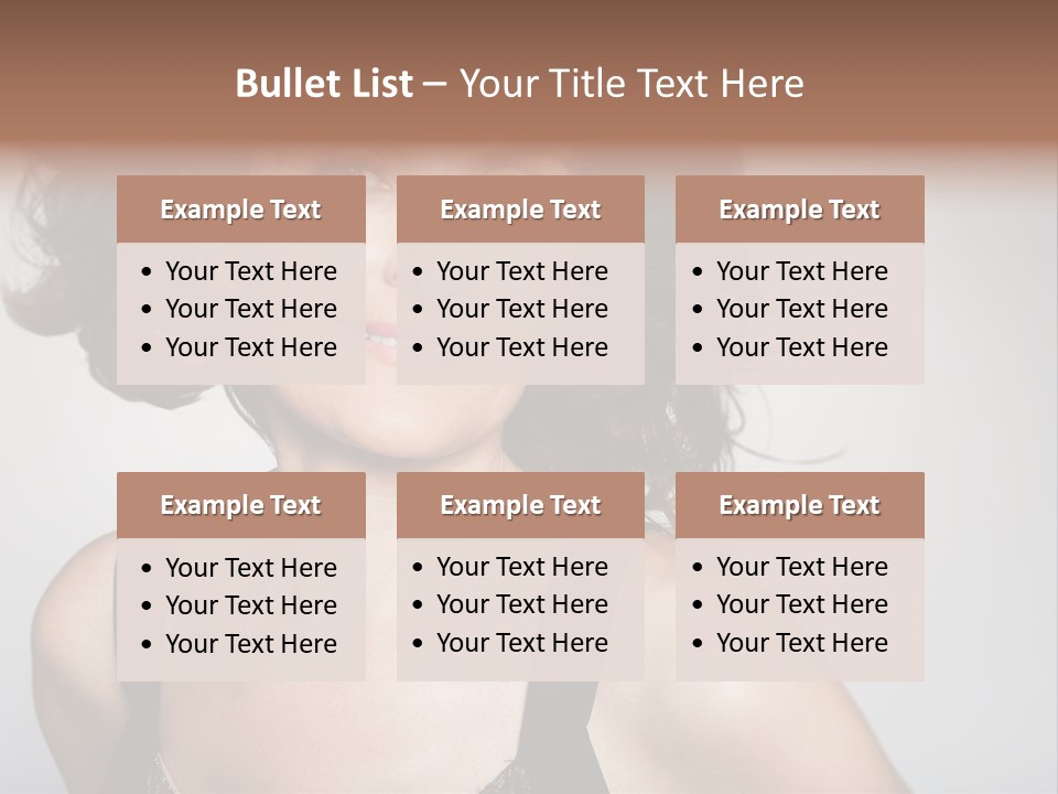 Hand  Lady PowerPoint Template