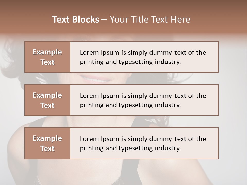 Hand  Lady PowerPoint Template