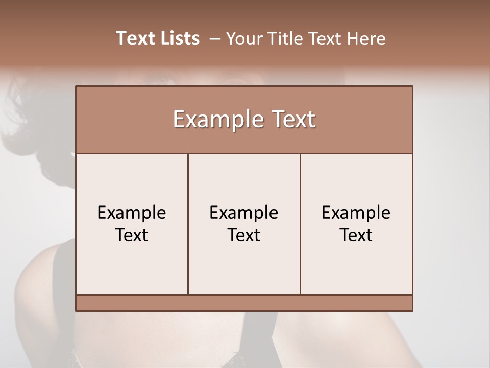 Hand  Lady PowerPoint Template