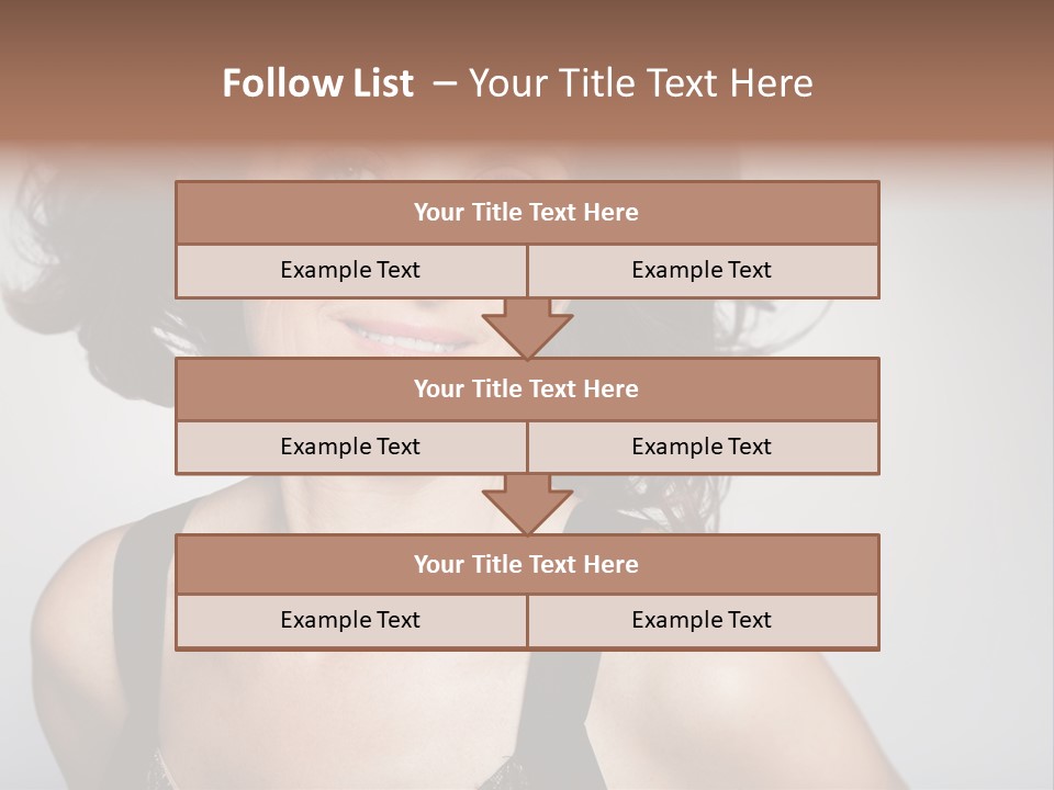 Hand  Lady PowerPoint Template