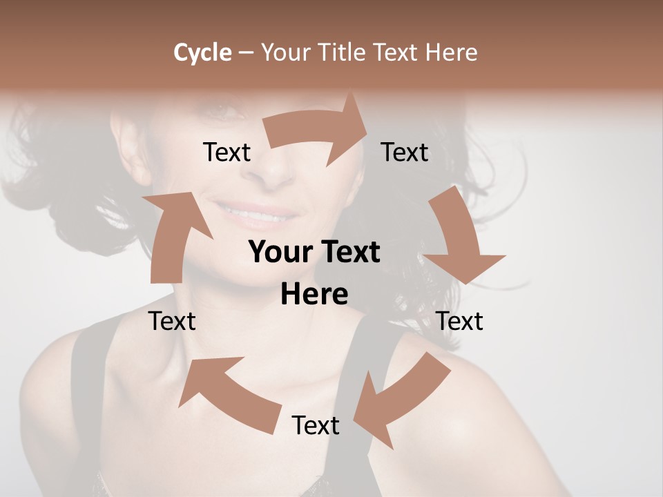 Hand  Lady PowerPoint Template