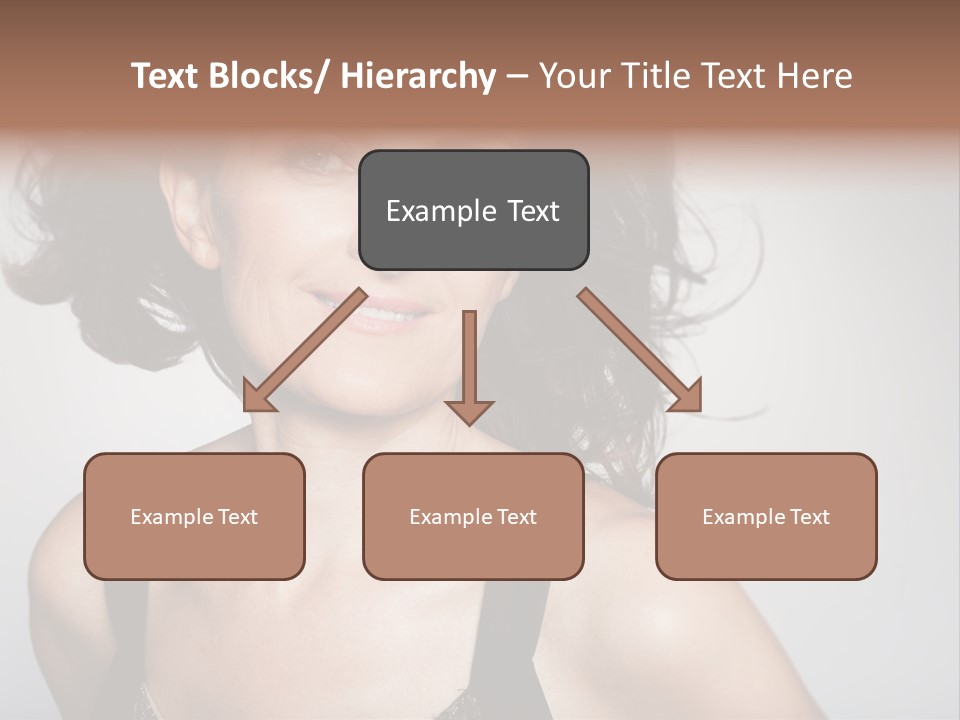 Hand  Lady PowerPoint Template