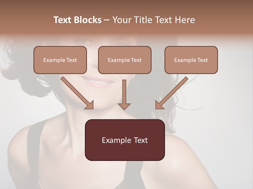 Hand  Lady PowerPoint Template