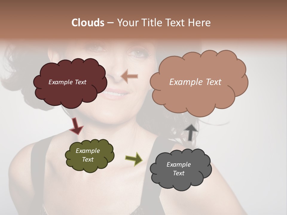 Hand  Lady PowerPoint Template