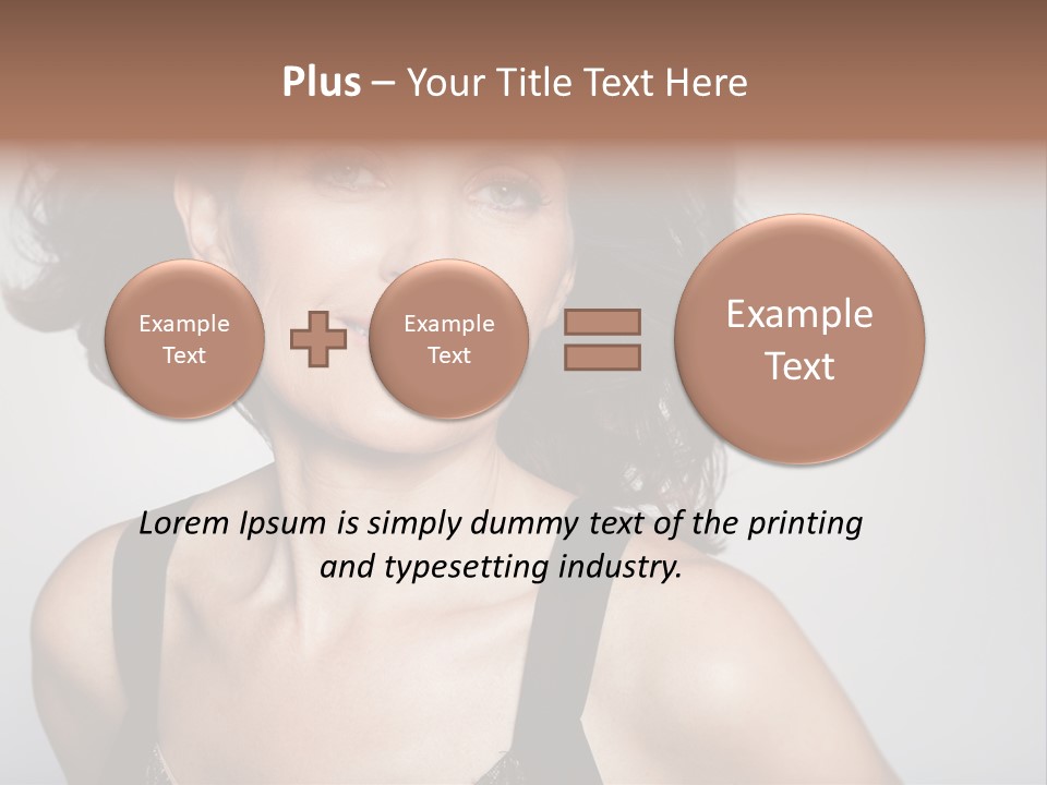 Hand  Lady PowerPoint Template