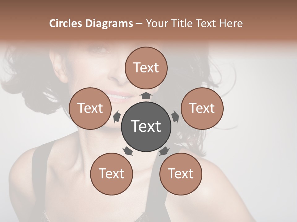 Hand  Lady PowerPoint Template