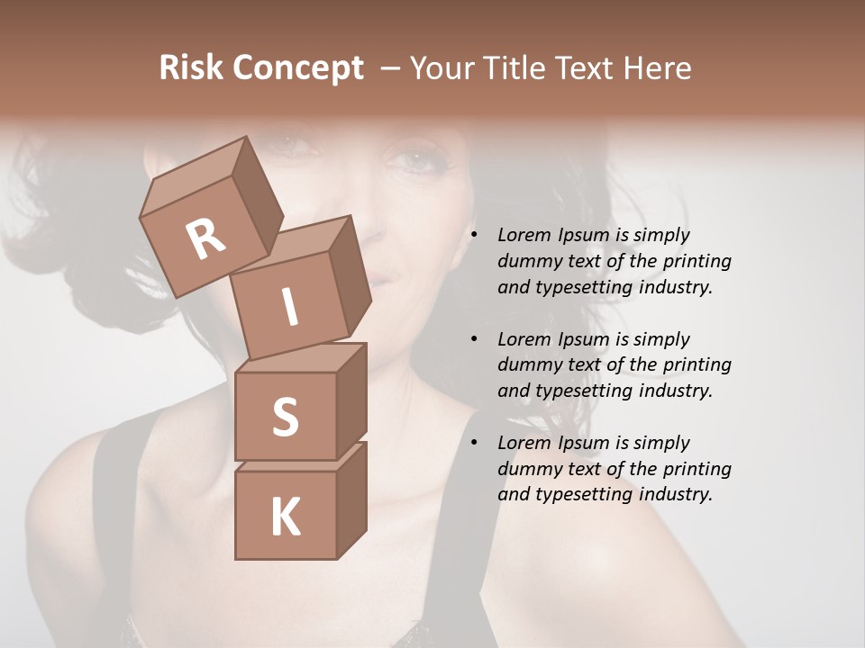 Hand  Lady PowerPoint Template