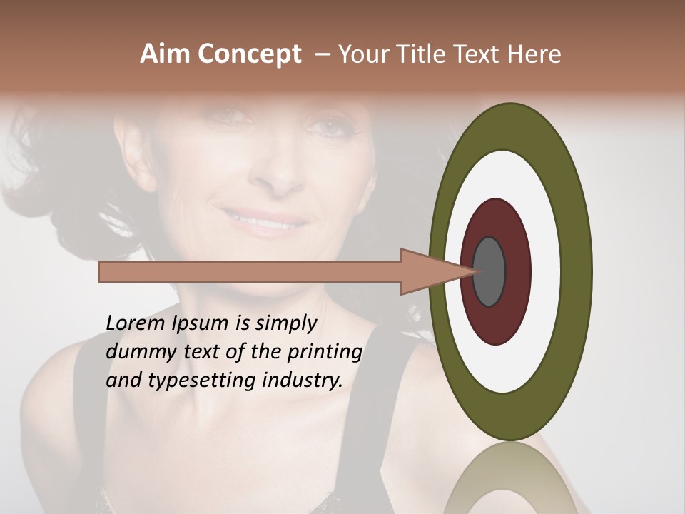 Hand  Lady PowerPoint Template