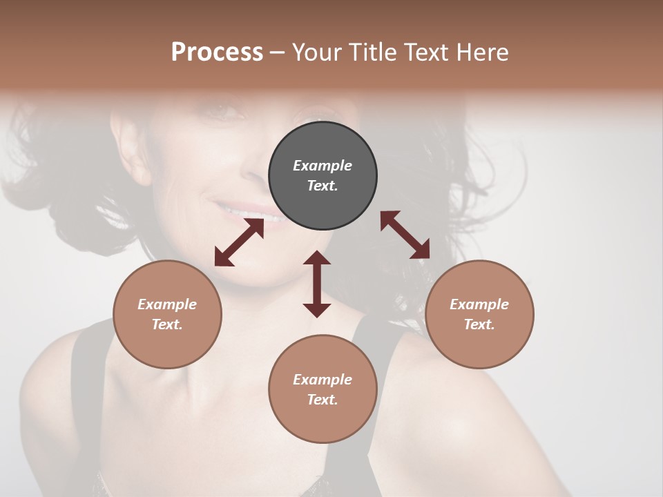 Hand  Lady PowerPoint Template